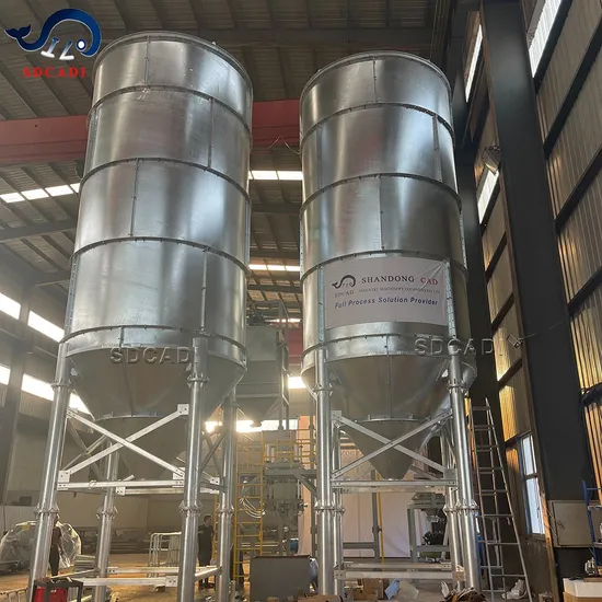 High Quality Bulk Materials Cement Bolted Steel Silo for Concrete Batching Plant
