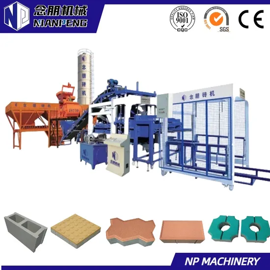 Made in China Automatic Fully Production Machinery Block Making Machine with CE OEM Qt12-15