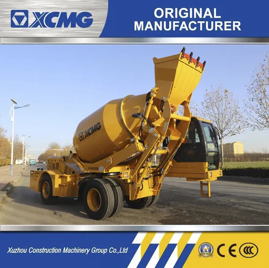 XCMG Official Mini Small 2.6m3 3.5m3 Self-Loading Concrete Cement Mixer Truck 4 Cubic Meters Self Loading Mobile Concrete Mixer Price for Sale