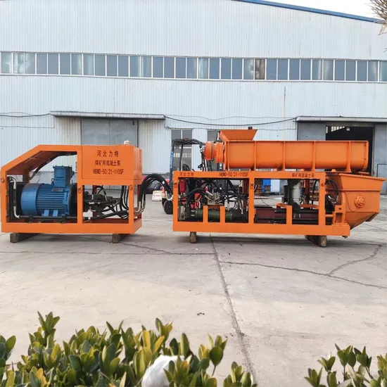 Manufacturers Concrete Machinery Cement Stationary Diesel Trailer Concrete Pumps for Sale