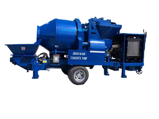 Concrete Conveying Pumps Large Aggregate Concrete Pump Delivery Concrete Mixer Machine Mixing Truck