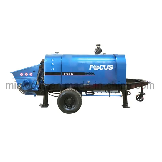 30m3/H Mini Diesel Trailer Concrete Pump Portable Concrete Pump for Sale