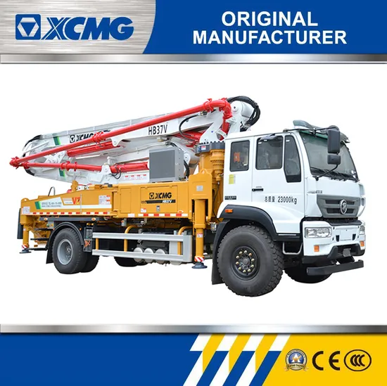 XCMG Official Hb37V China Used 37m Schwing Truck Mounted Cement Concrete Pump Truck Price for Sale