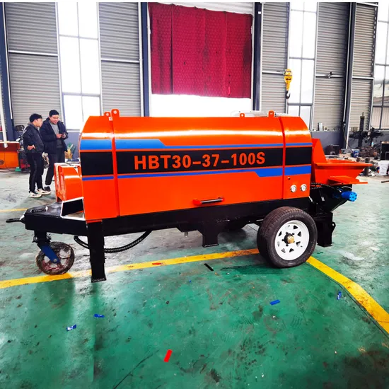 Battery Hydraulic Portable Trailerc Truck Mounted Diesel Stationary Mounted Small Concrete Conveying Pump Transfer Gear Piston Pump