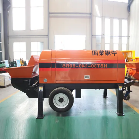 Battery Hydraulic Portable Trailerc Truck Mounted Diesel Stationary Mounted Small Concrete Conveying Pump Transfer Piston Boom Pump